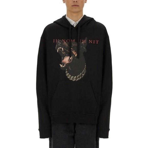 Ih Nom Uh Nit Dobermann Print Sweatshirt - NWT